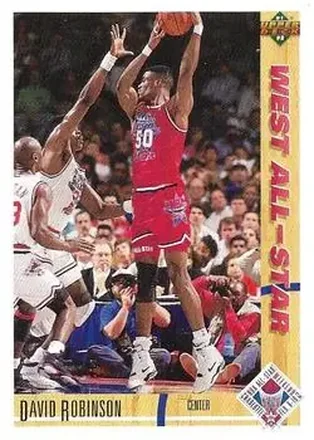 1991-92 Upper Deck #58 - David Robinson - San Antonio Spurs