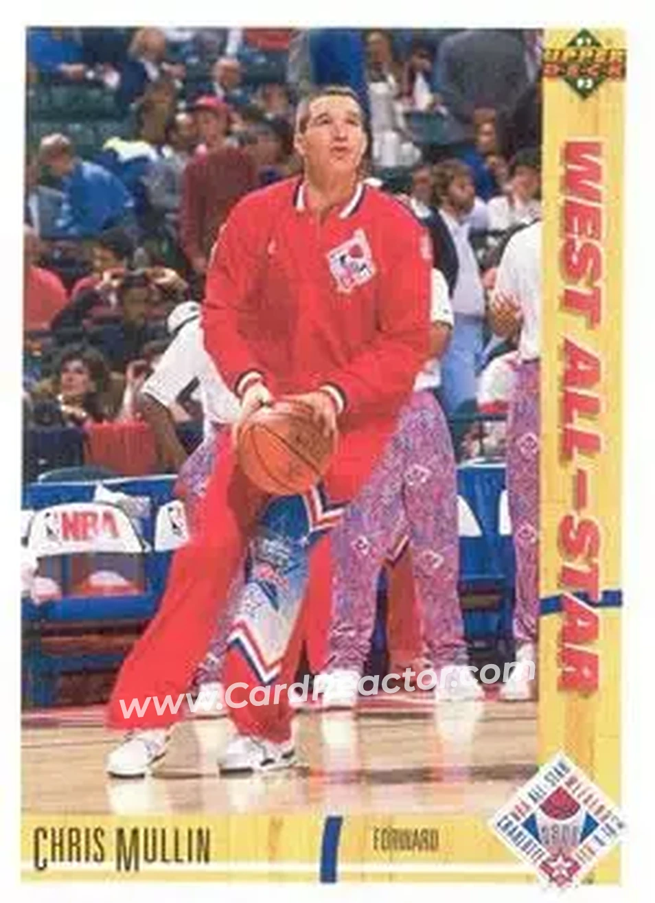 1991-92 Upper Deck #60 - Chris Mullin - Golden State Warriors - Front