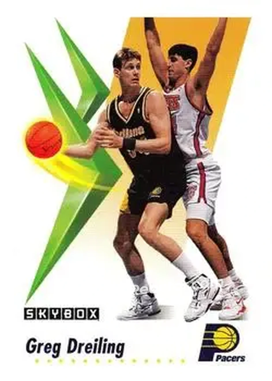 1991-92 SkyBox #111 - Greg Dreiling - Indiana Pacers - Front