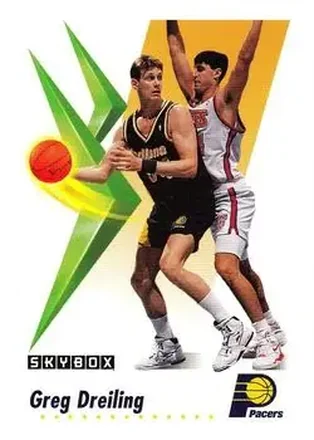 1991-92 SkyBox #111 - Greg Dreiling - Indiana Pacers