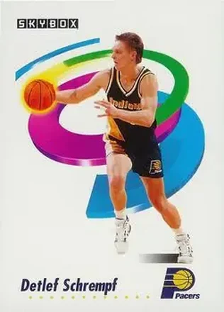 1991-92 SkyBox #117 - Detlef Schrempf - Indiana Pacers