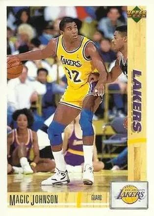 1991-92 Upper Deck Italian #67 - Magic Johnson - Los Angeles Lakers
