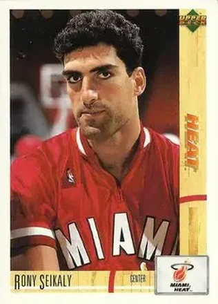 1991-92 Upper Deck Italian #68 - Rony Seikaly - Miami Heat