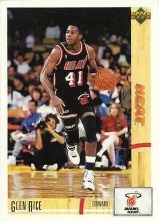 1991-92 Upper Deck Italian #69 - Glen Rice - Miami Heat 1991-92 Upper Deck Italian #69 - Glen Rice - Miami Heat