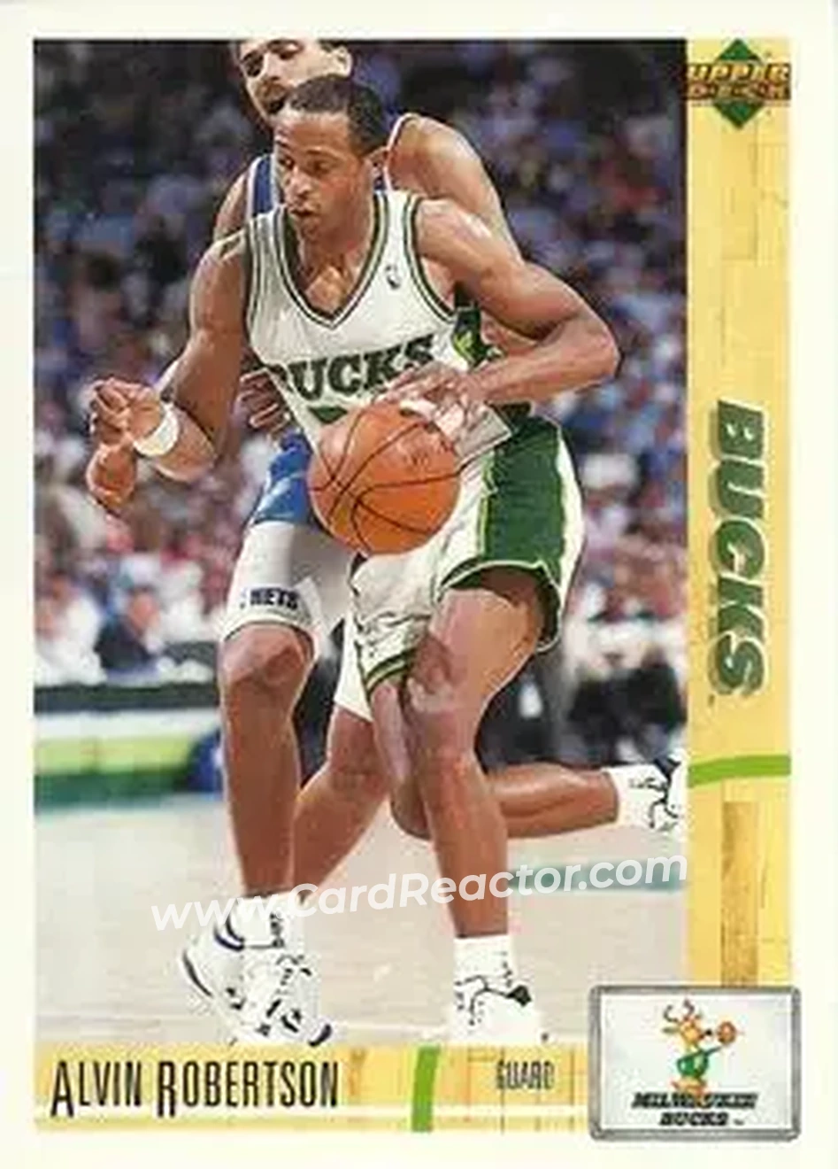 1991-92 Upper Deck Italian #70 - Alvin Robertson - Milwaukee Bucks - Front