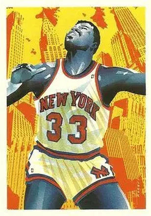 1990-91 Hoops #372 - Patrick Ewing - New York Knicks