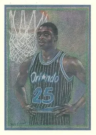 1990-91 Hoops #373 - Nick Anderson - Orlando Magic
