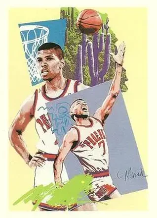 1990-91 Hoops #375 - Kevin Johnson - Phoenix Suns