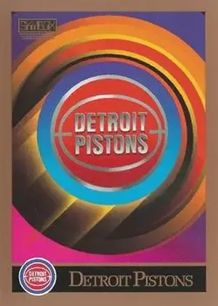 1990-91 SkyBox #335 - Card #335 - Detroit Pistons