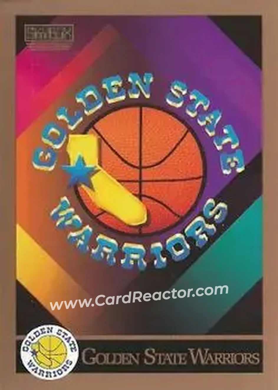 1990-91 SkyBox #336 - Card #336 - Golden State Warriors - Front