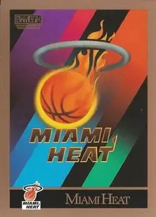 1990-91 SkyBox #341 - Card #341 - Miami Heat
