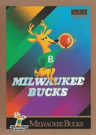 1990-91 SkyBox #342 - Card #342 - Milwaukee Bucks
