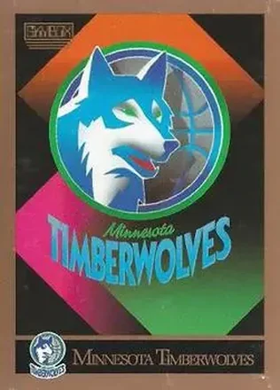 1990-91 SkyBox #343 - Card #343 - Minnesota Timberwolves