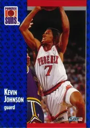 1991-92 Fleer #161 - Kevin Johnson - Phoenix Suns