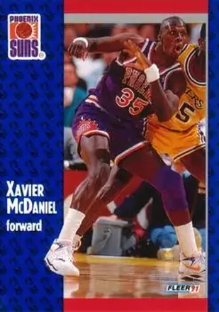 1991-92 Fleer #164 - Xavier McDaniel - Phoenix Suns