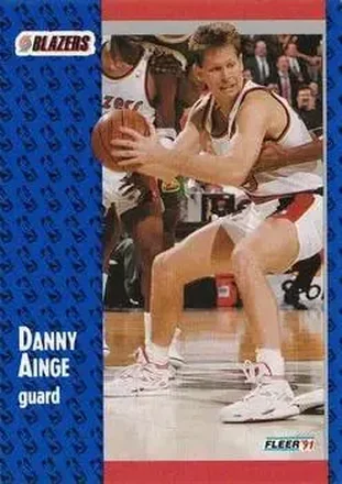 1991-92 Fleer #167 - Danny Ainge - Portland Trail Blazers