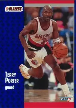 1991-92 Fleer #171 - Terry Porter - Portland Trail Blazers