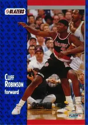 1991-92 Fleer #172 - Clifford Robinson - Portland Trail Blazers