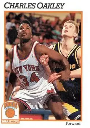 1991-92 Hoops #142 - Charles Oakley - New York Knicks