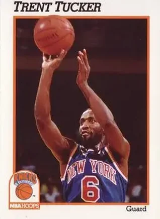1991-92 Hoops #143 - Trent Tucker - New York Knicks