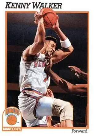 1991-92 Hoops #145 - Kenny Walker - New York Knicks