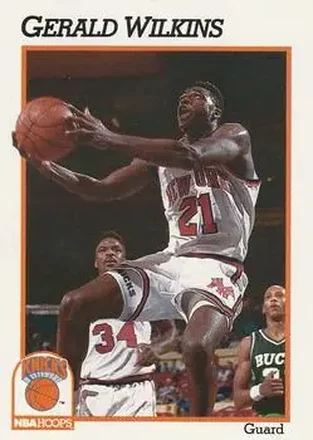 1991-92 Hoops #146 - Gerald Wilkins - New York Knicks