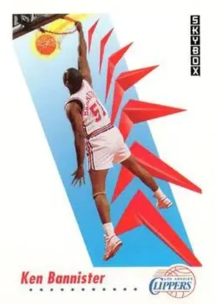 1991-92 SkyBox #122 - Ken Bannister - Los Angeles Clippers 1991-92 SkyBox #122 - Ken Bannister - Los Angeles Clippers