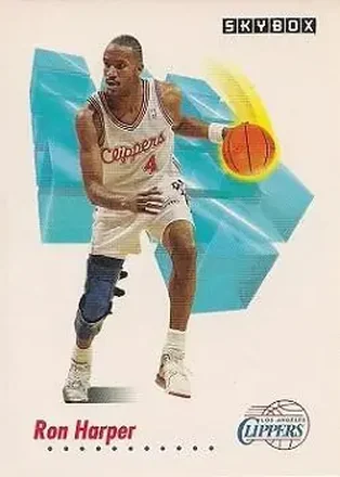 1991-92 SkyBox #125 - Ron Harper - Los Angeles Clippers