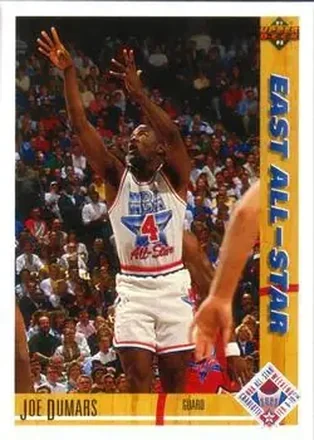 1991-92 Upper Deck #61 - Joe Dumars - Detroit Pistons
