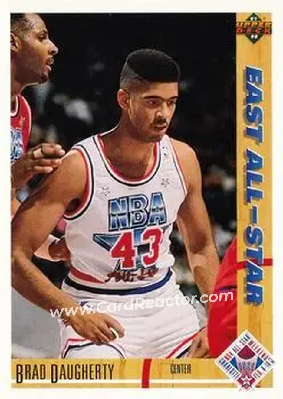 1991-92 Upper Deck #63 - Brad Daugherty - Cleveland Cavaliers - Front