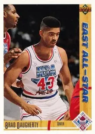 1991-92 Upper Deck #63 - Brad Daugherty - Cleveland Cavaliers