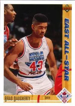 1991-92 Upper Deck #1991 - Brad Daugherty - Cleveland Cavaliers