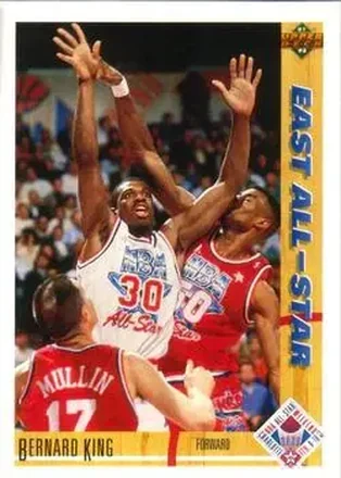 1991-92 Upper Deck #65 - Bernard King - Washington Bullets