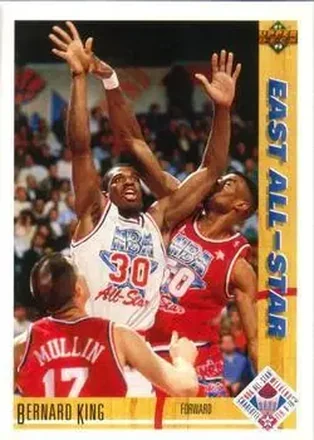 1991-92 Upper Deck #65 - Bernard King - Washington Bullets