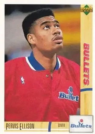 1991-92 Upper Deck Spanish #105 - Pervis Ellison - Washington Bullets