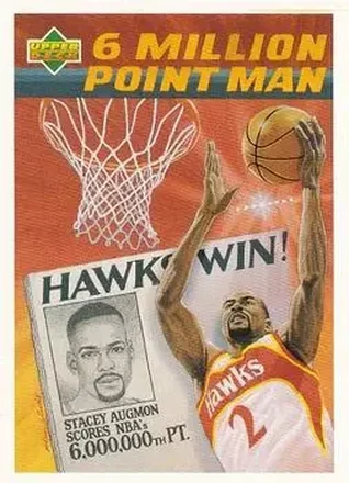 1991-92 Upper Deck Spanish #108 - Stacey Augmon - Atlanta Hawks