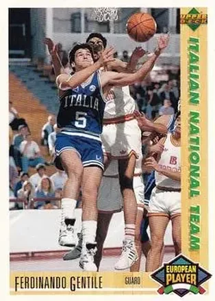 1991-92 Upper Deck Spanish #109 - Ferdinando Gentile - Italy