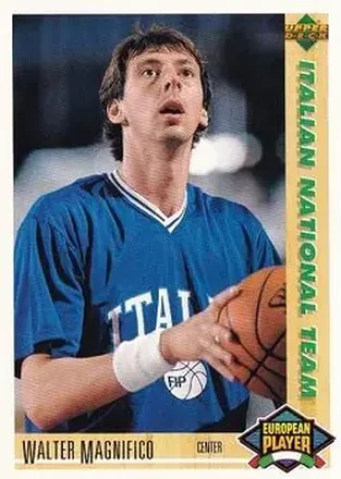 1991-92 Upper Deck Spanish #110 - Walter Magnifico - Italy