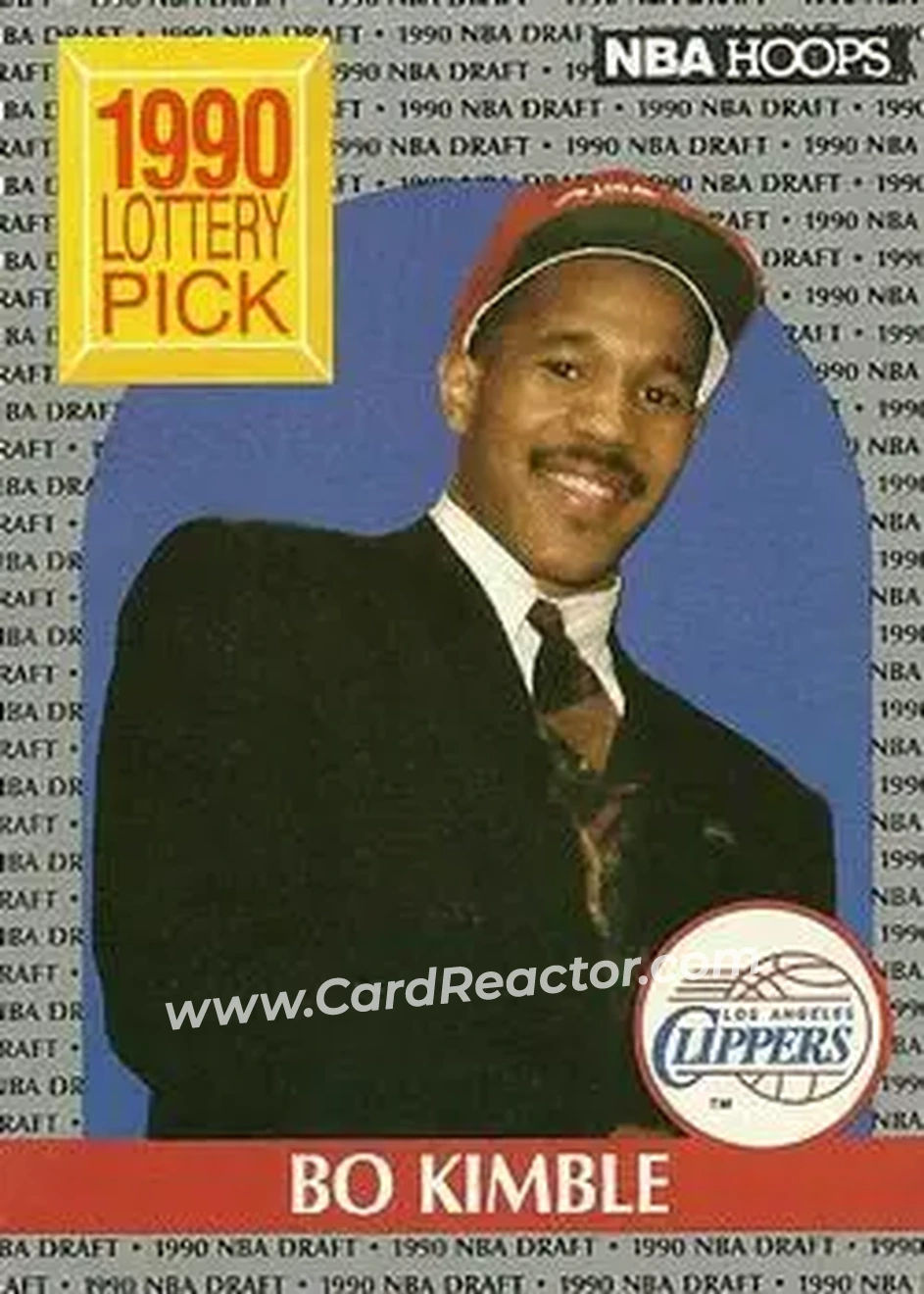 1990-91 Hoops #397 - Bo Kimble - Los Angeles Clippers - Front