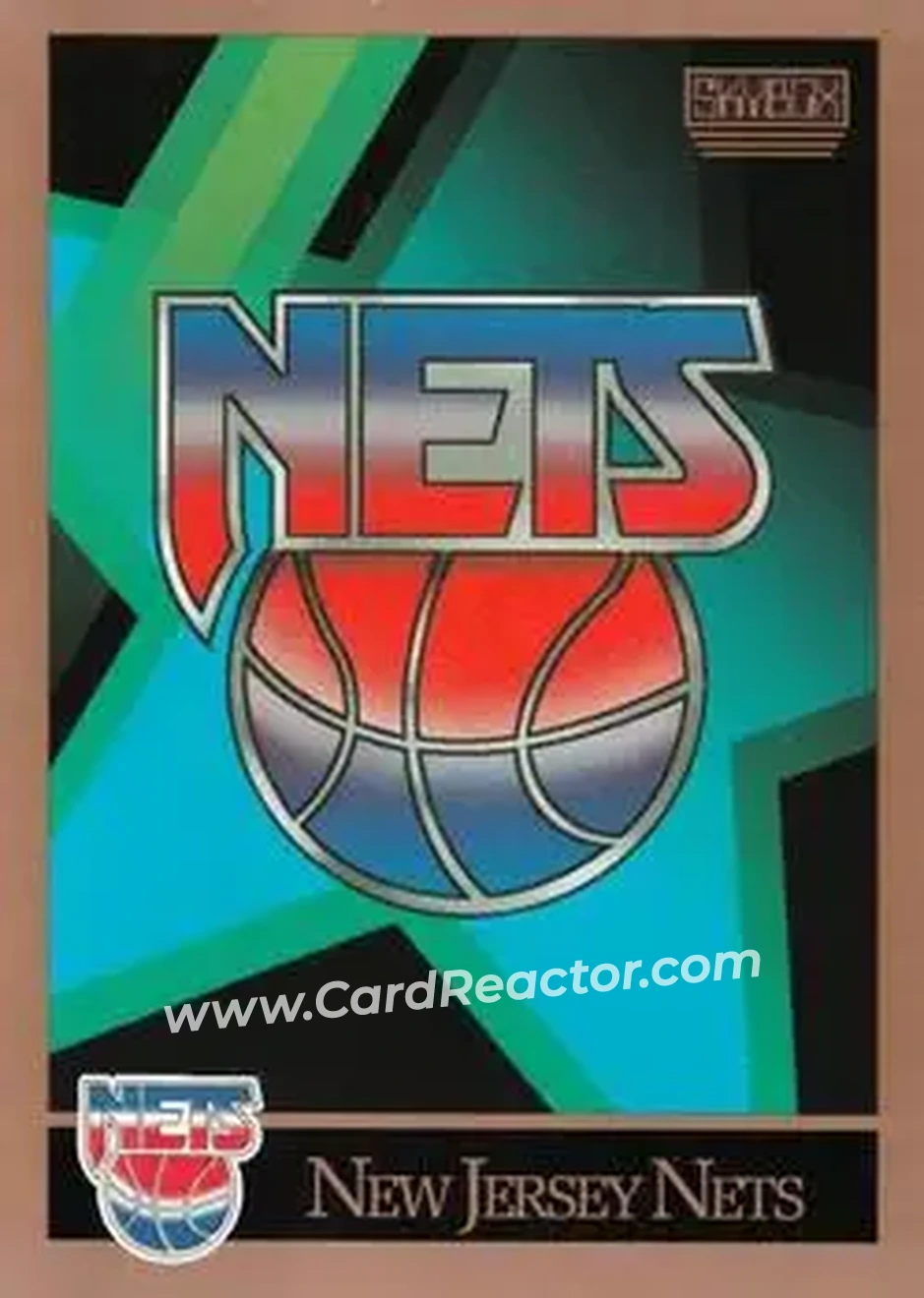 1990-91 SkyBox #344 - Card #344 - New Jersey Nets - Front