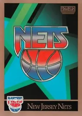 1990-91 SkyBox #344 - Card #344 - New Jersey Nets
