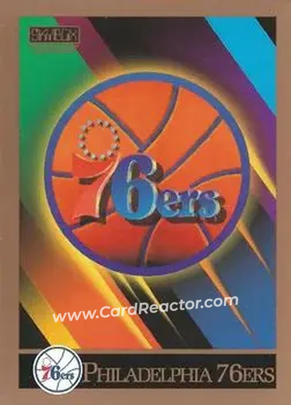 1990-91 SkyBox #347 - Card #347 - Philadelphia 76ers - Front