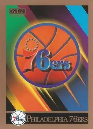 1990-91 SkyBox #347 - Card #347 - Philadelphia 76ers
