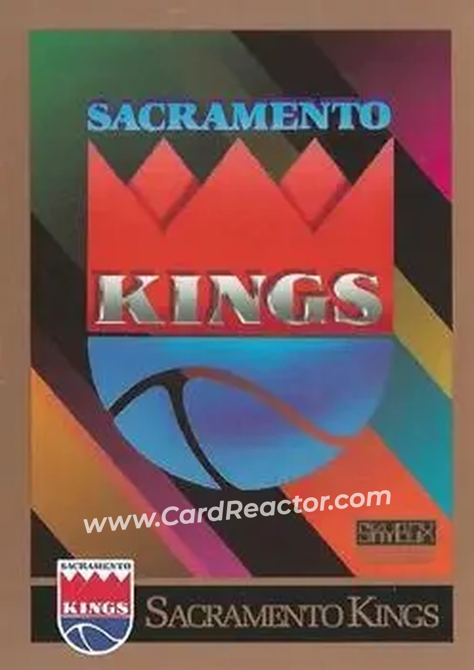 1990-91 SkyBox #350 - Card #350 - Sacramento Kings - Front