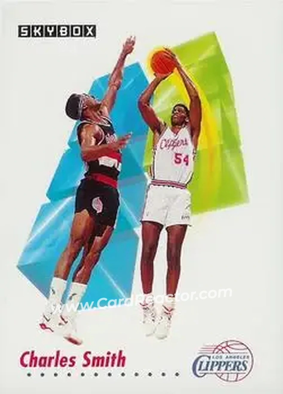 1991-92 SkyBox #131 - Charles Smith - Los Angeles Clippers - Front