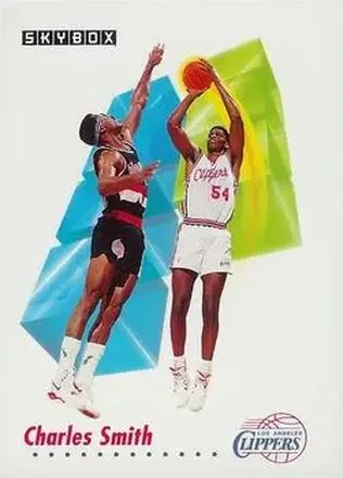 1991-92 SkyBox #131 - Charles Smith - Los Angeles Clippers