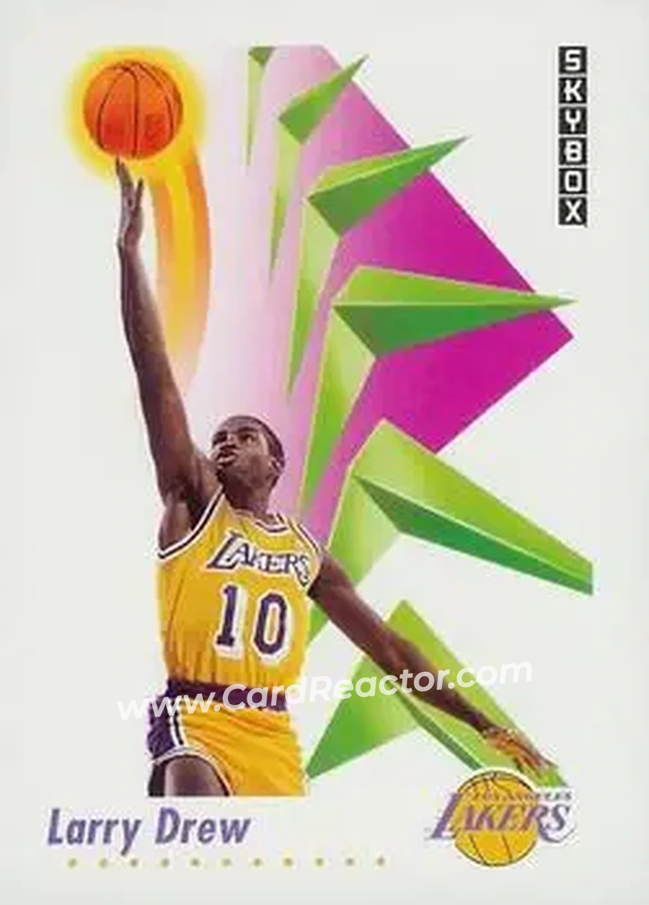1991-92 SkyBox #135 - Larry Drew - Los Angeles Lakers - Front