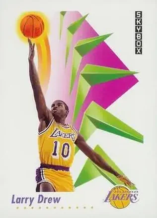 1991-92 SkyBox #135 - Larry Drew - Los Angeles Lakers