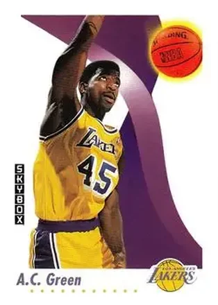 1991-92 SkyBox #136 - A.C. Green - Los Angeles Lakers
