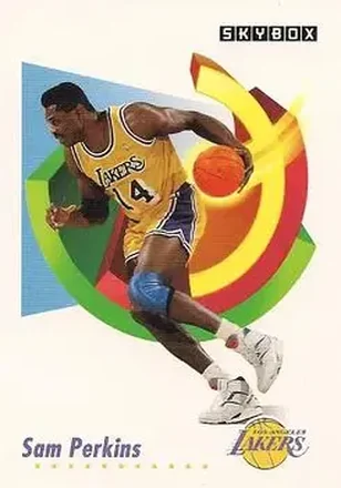 1991-92 SkyBox #138 - Sam Perkins - Los Angeles Lakers